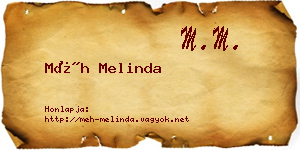 Méh Melinda névjegykártya